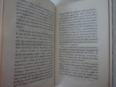 BEAUMARCHAIS Observations sur le Mémoire justificatif de la cour de Londres 1779. BEAUMARCHAIS