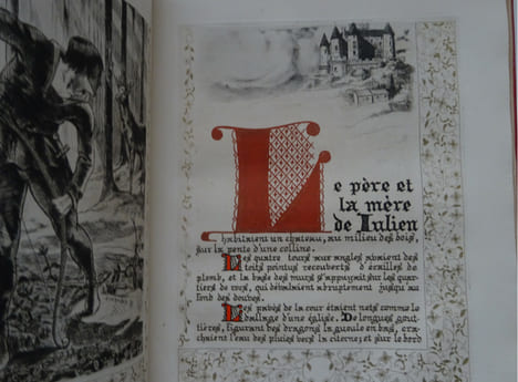 FLAUBERT. La Légende de Saint-Julien l'Hospitalier. Gravures de Courbouleix . FLAUBERT