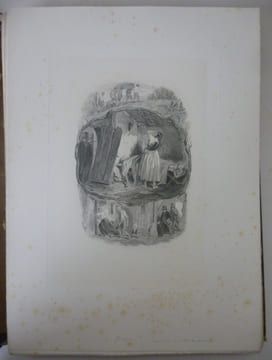 [BERANGER]. Suite dite de Lemud, etc. Eaux-fortes - 1847 (Perrotin). Rarissime.. BERANGER