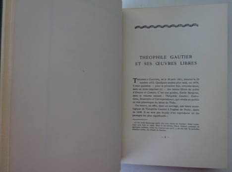 GAUTIER (Théophile), LAFNET (Luc). Lettres à la Présidente. 1927. GAUTIER (Théophile), LAFNET (Luc)