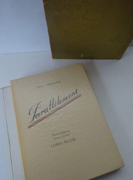 VERLAINE (Paul). Parallèlement. Pointes-sèches de Lobel-Riche. . VERLAINE (Paul)