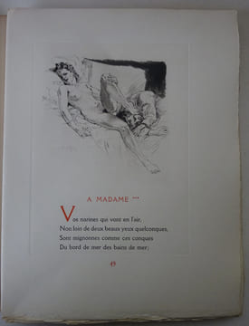 VERLAINE (Paul). Parallèlement. Pointes-sèches de Lobel-Riche. . VERLAINE (Paul)
