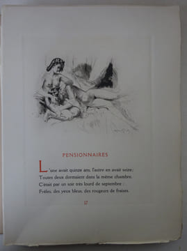 VERLAINE (Paul). Parallèlement. Pointes-sèches de Lobel-Riche. . VERLAINE (Paul)