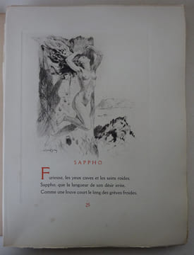 VERLAINE (Paul). Parallèlement. Pointes-sèches de Lobel-Riche. . VERLAINE (Paul)