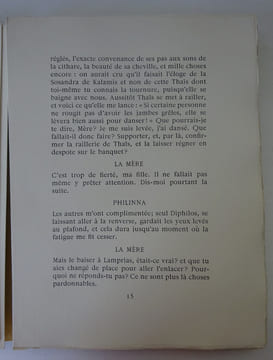 LUCIEN DE SAMOSATE, MAILLOL (Aristide). Dialogues des courtisanes. 1948. LUCIEN DE SAMOSATE, MAILLOL (Aristide)