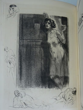 MAUPASSANT-La maison Tellier. Illustrée par Lobel-Riche. 1926-Reliure TRINCKVEL. MAUPASSANT