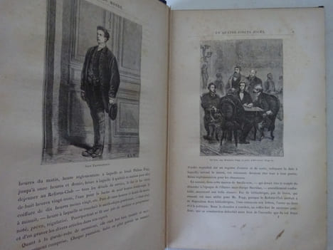 VERNE, Jules. Le Tour du monde en 80 jours. 1875 Hetzel "aux initiales". VERNE