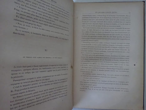 VERNE, Jules. Le Tour du monde en 80 jours. 1875 Hetzel "aux initiales". VERNE