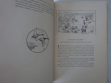 MOUCHON. La Chasse des oiseaux d’eau en France. Aquarelles de Lelièpvre 1931. MOUCHON