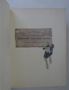 COSTER (Charles de) La légende d'Ulenspiegel. Illustrations d'Amédée Lynen. 1914. COSTER (Charles de)