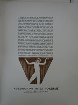 REGNIER (Henri de). Le Bon plaisir. Eaux-fortes de Sylvain Sauvage. 1929. REGNIER (Henri de)