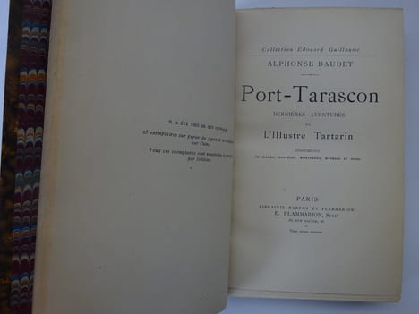 DAUDET, Alphonse. Port-Tarascon. Dernières aventures de l’illustre Tartarin 1894. DAUDET, Alphonse