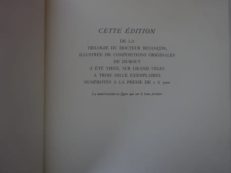BESANÇON (Dr Julien)., DUBOUT Les Jours de l'homme - Le Visage de la Femme - .... BESANÇON (Dr Julien)