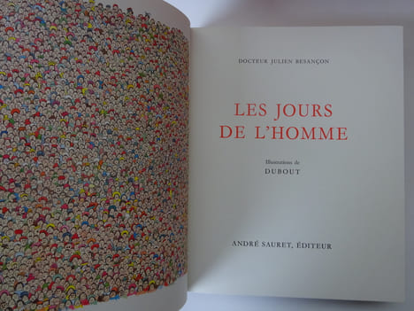 BESANÇON (Dr Julien)., DUBOUT Les Jours de l'homme - Le Visage de la Femme - .... BESANÇON (Dr Julien)