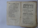 D'ANCOURT, Florent Carton dit. Le Chevalier &agrave; la mode. Com&eacute;die. 1772. D'ANCOURT, Florent Carton dit