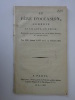 PAIN & VIEILLARD. Le P&egrave;re d'occasion. Com&eacute;die. 1803. PAIN & VIEILLARD
