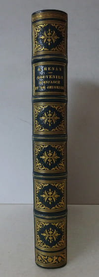RENAN (Ernest). Souvenirs d'enfance et de jeunesse. 1883 E.O. 1/50 sur Hollande