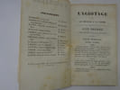 PICARD & EMPIS. L'Agiotage ou le m&eacute;tier &agrave; la mode. Com&eacute;die. 1826. PICARD & EMPIS