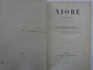 SCHMIT, Alphonse. Niob&eacute;. Drame antique 1863. SCHMIT, Alphonse. Niob&eacute;