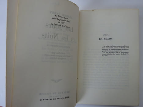 JARRY, Alfred. Les jours et les nuits. Roman d'un déserteur. 1964. JARRY, Alfred