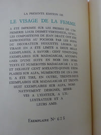 BESANÇON (Dr Julien). Le Visage de la Femme. Illustrations de Jean DRATZ.