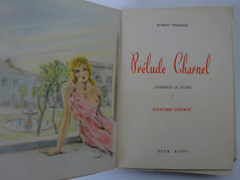 SERMAISE, Robert. Prélude Charnel. Lithographies de Edouard Chimot 1957. SERMAISE, Robert