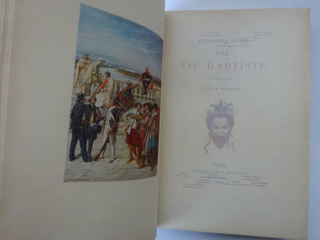 DUMAS (Alexandre). Une Vie d'artiste. Illustrations de Gaston Mélingue. 1/30. DUMAS (Alexandre)
