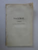 SCRIBE, MELESVILLE. Val&eacute;rie. Com&eacute;die. 1823. SCRIBE, MELESVILLE
