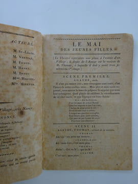 BARRE, RADET, DESFONTAINES Le Mai des jeunes filles ou un passage de militaires.. BARRE, RADET, DESFONTAINES