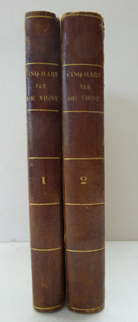 VIGNY (Alfred de). Cinq-Mars ou une conjuration sous Louis XIII. Canel 1826 E.O.