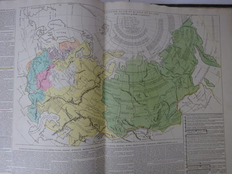 [LAS CASES] LESAGE A. Atlas historique, généalogique... et géographique. 1824. LAS CASES