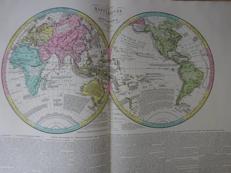 [LAS CASES] LESAGE A. Atlas historique, généalogique... et géographique. 1824. LAS CASES