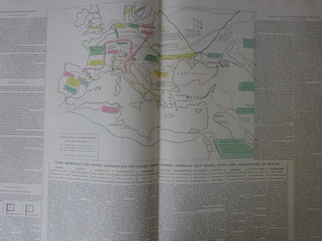 [LAS CASES] LESAGE A. Atlas historique, généalogique... et géographique. 1824. LAS CASES