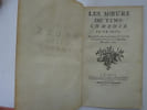 SAURIN, Bernard-Joseph. Les Mœurs du tems. Com&eacute;die. 1761. SAURIN, Bernard-Joseph