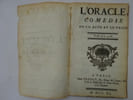 SAINTFOIX, G.-F. Poullain de. L'Oracle. Com&eacute;die. 1740. SAINTFOIX, G.-F.