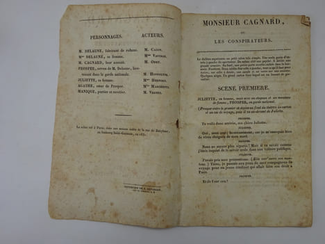 DUMERSAN & BRAZIER. Cagnard ou les conspirateurs. Folie du jour. 1831. DUMERSAN & BRAZIER