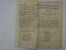 SEGUIER, Maurice. La Parisienne &agrave; Madrid. Com&eacute;die. 1805. SEGUIER, Maurice