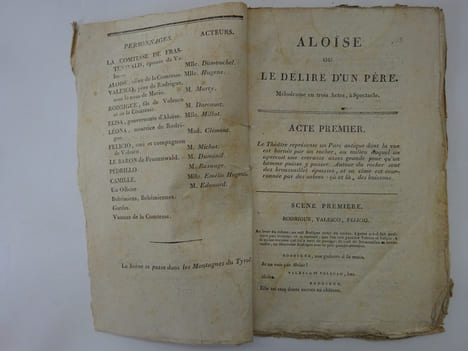 HUBERT, LAROCHE, dit. Aloïse ou le délire d'un père. Mélodrame. 1813. HUBERT, LAROCHE, dit