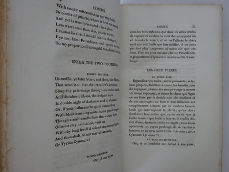 MILTON, John. Œuvres choisies. Gosselin 1839. E.A.S. du traducteur. MILTON, John