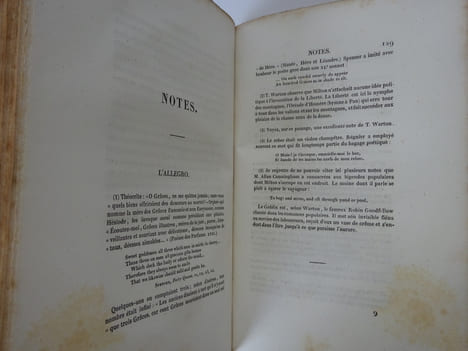 MILTON, John. Œuvres choisies. Gosselin 1839. E.A.S. du traducteur. MILTON, John