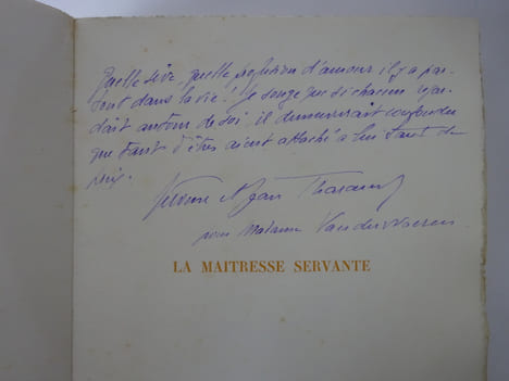 THARAUD, Jérôme & Jean. La maîtresse servante. Illustré par Ballande 1924 E.A.S.. THARAUD, Jérôme & Jean