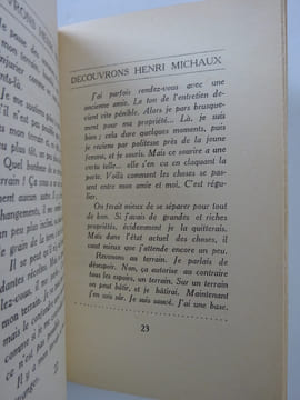 GIDE (André). Découvrons Henri Michaux. 1941 E.O. Reliure DEVAUCHELLE. GIDE (André)