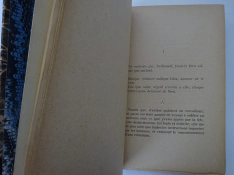 GIDE (André). Les Nourritures terrestres. Paris, Mercure de France (1897). E.O.. GIDE (André)