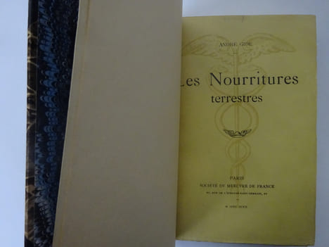 GIDE (André). Les Nourritures terrestres. Paris, Mercure de France (1897). E.O.. GIDE (André)