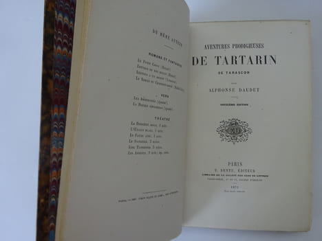 DAUDET, Alphonse. Aventures prodigieuses de Tartarin de Tarascon. Dentu 1873. DAUDET, Alphonse
