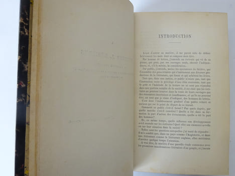 BELJAME, Alexandre. Le Public et les hommes de lettres en Angleterre au XVIIIe. BELJAME, Alexandre