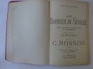 ROSSINI. Le Barbier de S&eacute;ville. Partition chant et piano.. ROSSINI