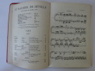 ROSSINI. Le Barbier de S&eacute;ville. Partition chant et piano.. ROSSINI