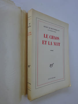 MONTHERLANT, Henry de. Le Chaos et la nuit. 1963 E.O. 1/235 sur pur fil. MONTHERLANT, Henry de