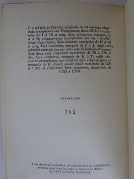 MONTHERLANT, Henry de. Don Juan. Pièce en trois actes. 1958 E.O. 1/285. MONTHERLANT, Henry de
